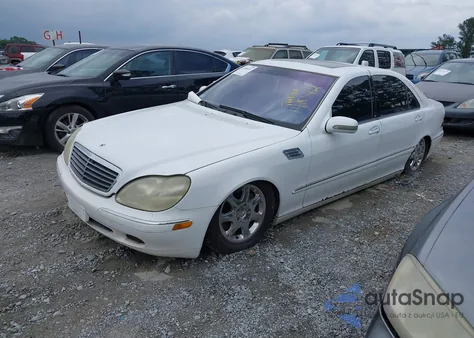 2001 Mercedes-Benz S 430 from USA, damaged, VIN WDBNG70JX1A141042